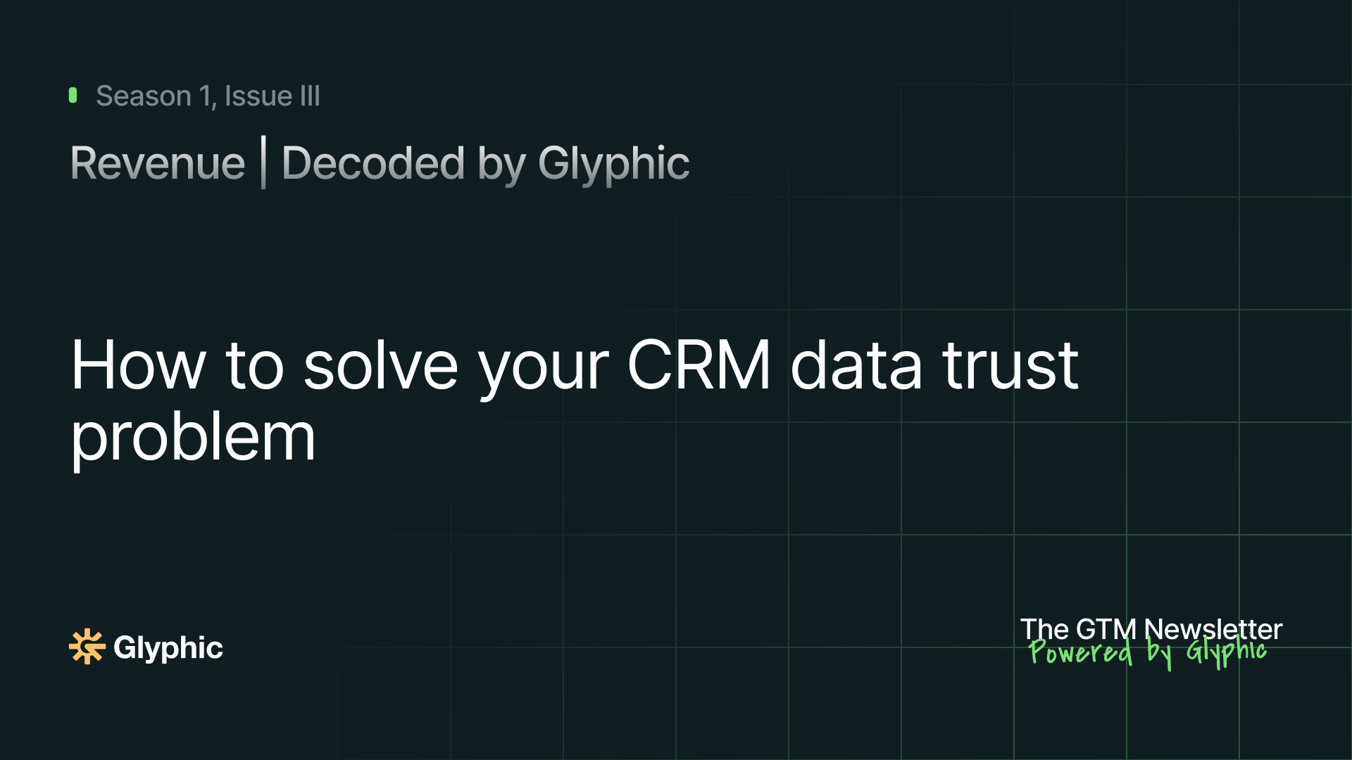 How to solve your CRM data trust problem
