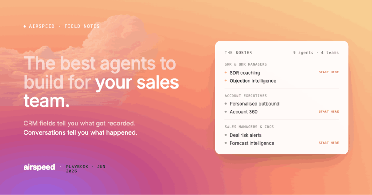 The AI Sales Agents Worth Building, by Role