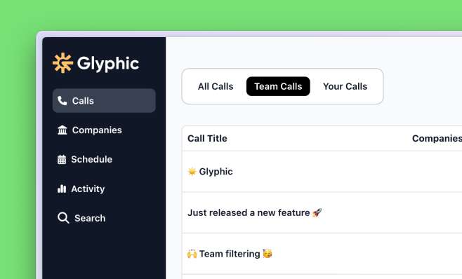 Need more harmony on the call page? We've added a team tab 👨‍👩‍👧‍👦