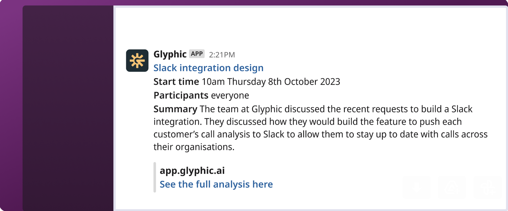 💬 Slack integration 💬
