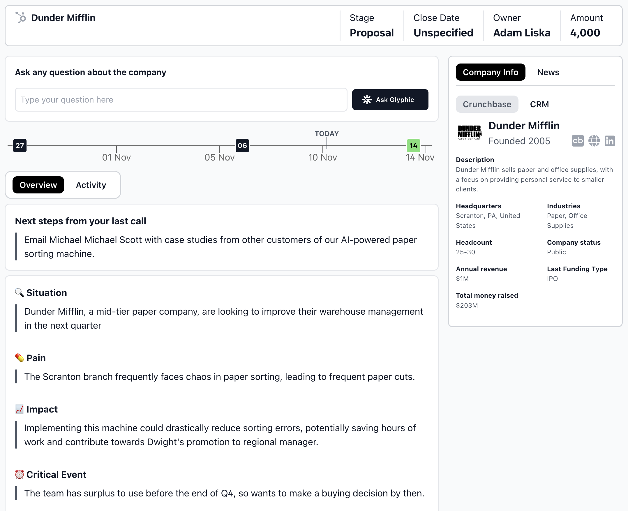 You can now analyze deals, not only calls 🎉
