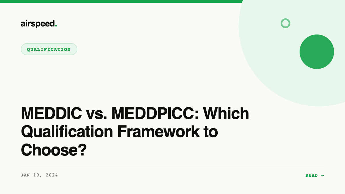 MEDDIC vs. MEDDPICC: Which Qualification Framework to Choose?